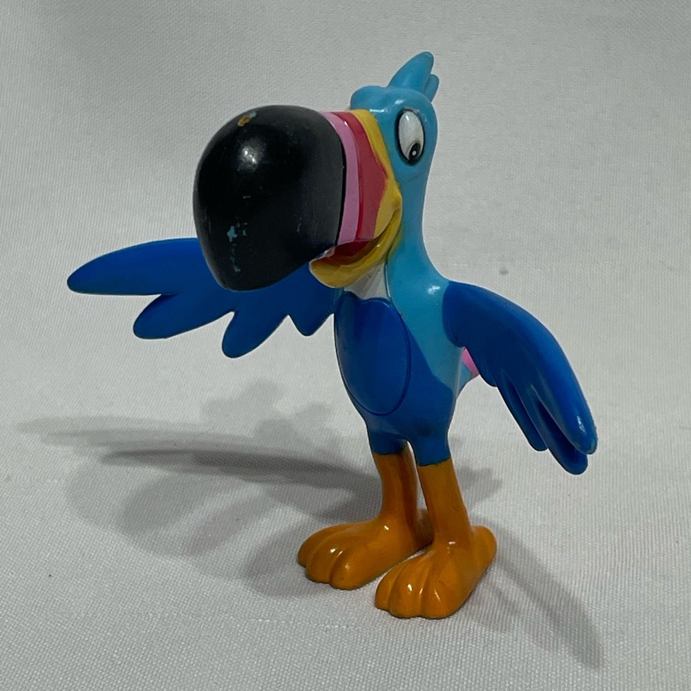 Retro Y2K Fruit Loops Toucan Sam Bendable Figure Kellogg Cereal Toy 2003 EUC